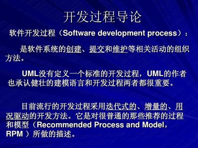 开发过程导论 理解软件的开发与维护全周期